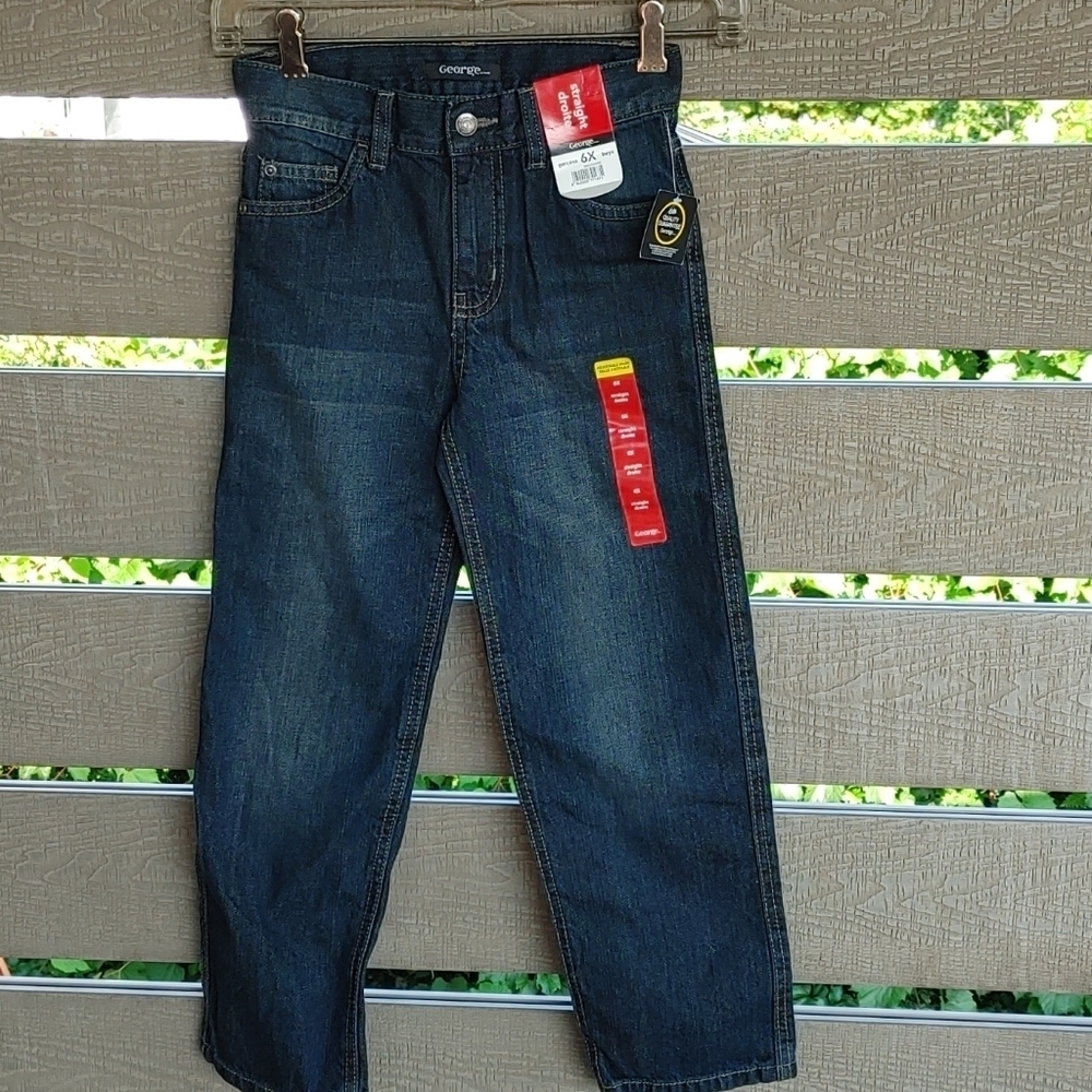George kids Jeans Boy straight Leg Jean size 6X